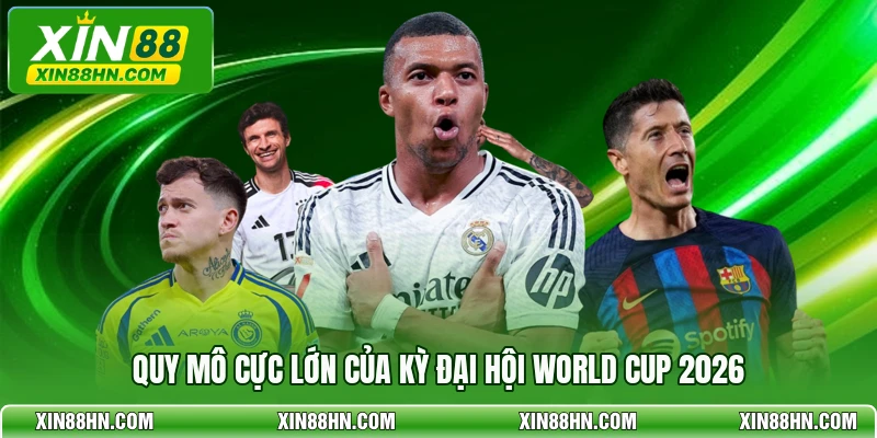 Quy mô cực lớn của kỳ đại hội World Cup 2026